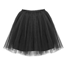 Load image into Gallery viewer, SKT00301 Gothic formal dress accessory women multilayer hard mesh black bustle
