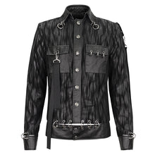 Load image into Gallery viewer, CT201 Similar to Hand Painted Asymmetric Punk Jacket

