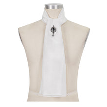 Load image into Gallery viewer, AS11102 white Gothic dress tie
