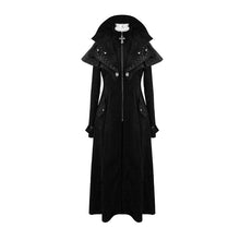 Load image into Gallery viewer, CT135 big shawl collar hand embroidered women zipper up gothic long coat
