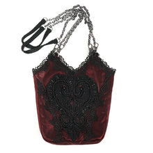 Load image into Gallery viewer, AS09502 red Gothic chain shoulder bag
