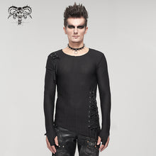 Load image into Gallery viewer, TT177 Coarse mesh asymmetric men T-shirt
