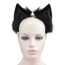 Load image into Gallery viewer, AS11901 Devil Fashion accessory Plush cat ear headband
