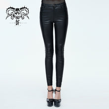 Load image into Gallery viewer, PT055 Daily life wear women simple style tight leather pants
