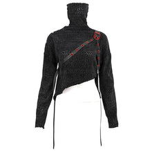 Load image into Gallery viewer, SR006 Punk daily life Turtleneck Women Sweater
