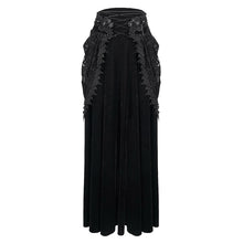 Load image into Gallery viewer, SKT127 Gothic velvet skirt
