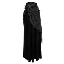 Load image into Gallery viewer, SKT127 Gothic velvet skirt
