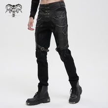 Load image into Gallery viewer, PT198 Men punk techwear trousers
