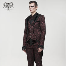 Load image into Gallery viewer, CT19102 red fake two-piece gothic tuxedo
