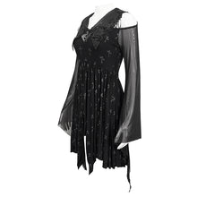 Load image into Gallery viewer, SKT152 Black Cross Printed Dress
