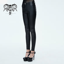 Load image into Gallery viewer, PT055 Daily life wear women simple style tight leather pants

