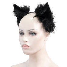 Load image into Gallery viewer, AS11901 Devil Fashion accessory Plush cat ear headband
